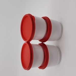 Tupperware Snack Cups set of4 New